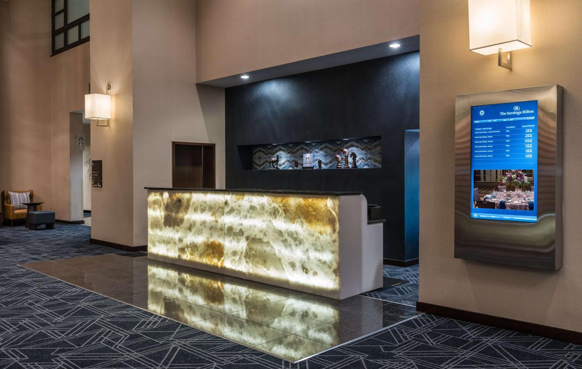 The Saratoga Hilton Hotel Саратога Спрингс Екстериор снимка